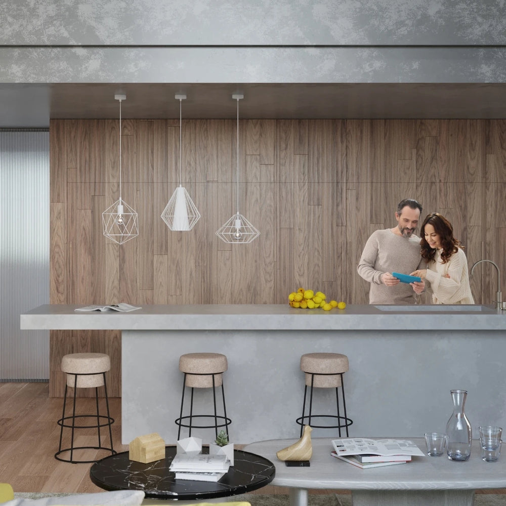 Sollux Lighting lampada a sospensione LED Mandelino con portalampada E27, IP20, Ottone Oro Opaco, 220-240V, CE RoHS