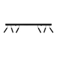 Sollux Lighting Spot LED plafond noir EYETECH, 6xG9 douille, IP20, aluminium or mat laiton, 220-240V