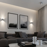 Aplique de pared LED Sollux Lighting QUAD, casquillo G9, IP20, 220-240V, acabado en aluminio oro mate, certificado CE RoHS