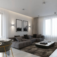 Aplique de pared LED Sollux Lighting QUAD, casquillo G9, IP20, 220-240V, acabado en aluminio oro mate, certificado CE RoHS
