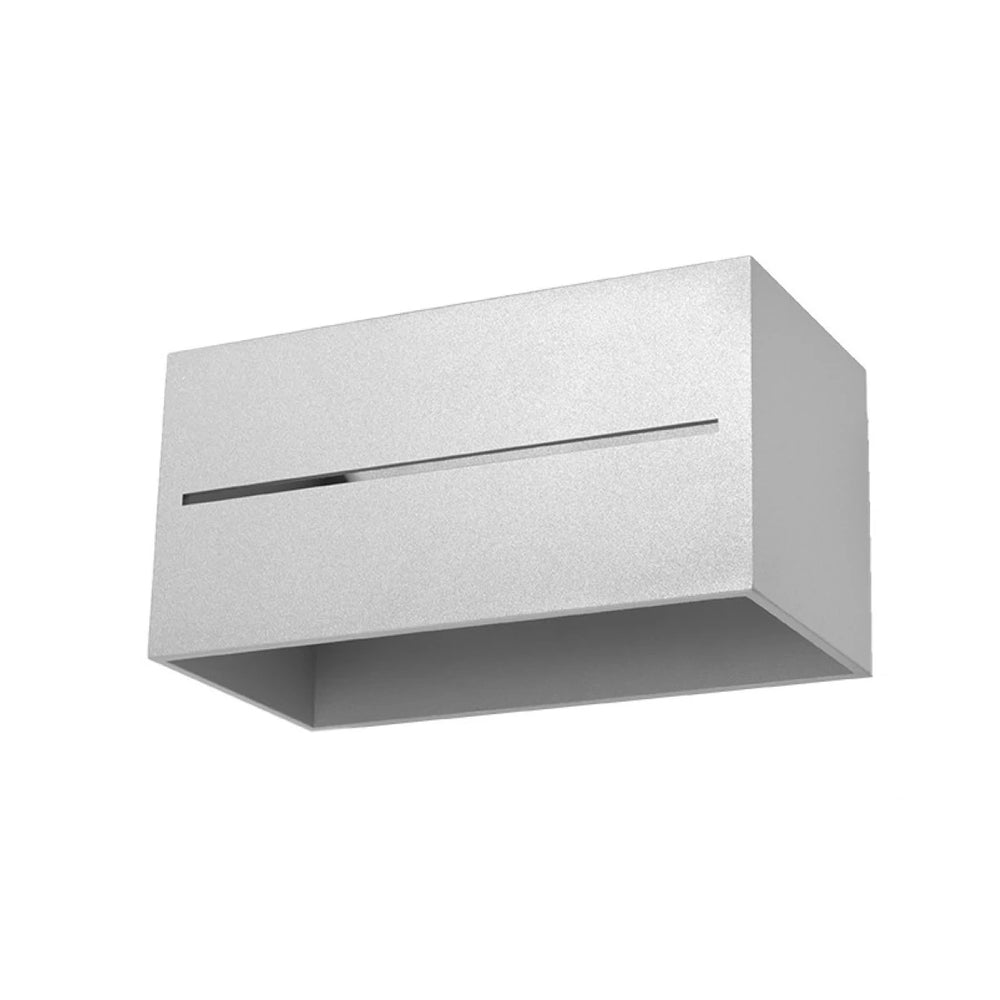Aplique de pared LED Sollux Lighting LOBO MAXI, IP20, Aluminio Oro Mate, 220-240V, máx 50W, CE RoHS