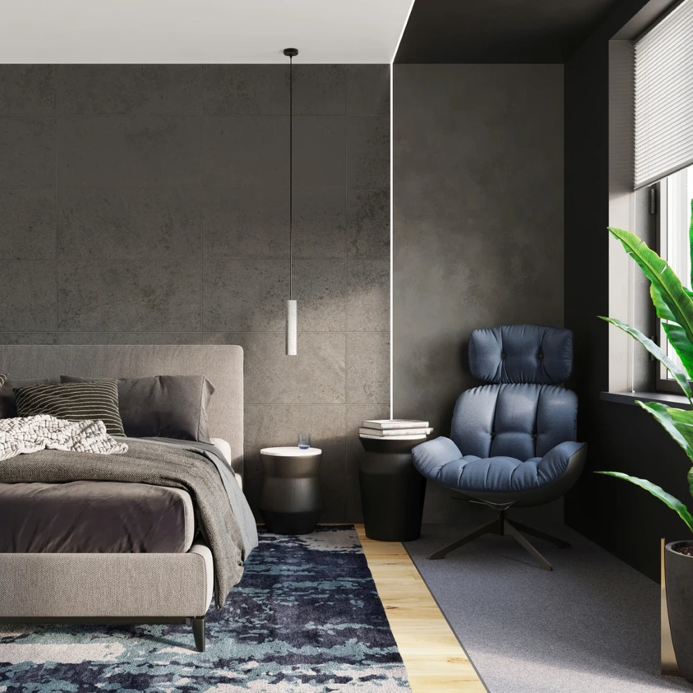 Sollux Lighting LUVO LED pendellampe, GU10 fatning, beton Grå, IP20, 220-230V, 300mm højde, CE-certificeret