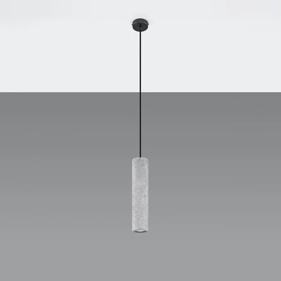 Sollux Lighting LUVO LED pendellampa, GU10-sockel, betonggrå, IP20, 220-230V, 300mm höjd, CE-certifierad