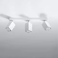 Sollux Lighting MERIDA LED takspotlight Vit 3xGU10, IP20, 220-240V, Aluminium, CE RoHS