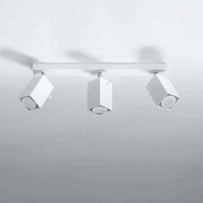 Sollux Lighting MERIDA faretto da soffitto LED Bianco 3xGU10, IP20, 220-240V, Alluminio, CE RoHS