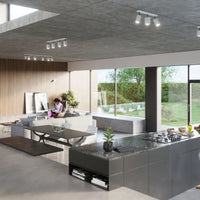 Sollux Lighting MERIDA foco LED de techo Blanco, 4 x GU10, IP20, Aluminio, 220-240V, CE RoHS