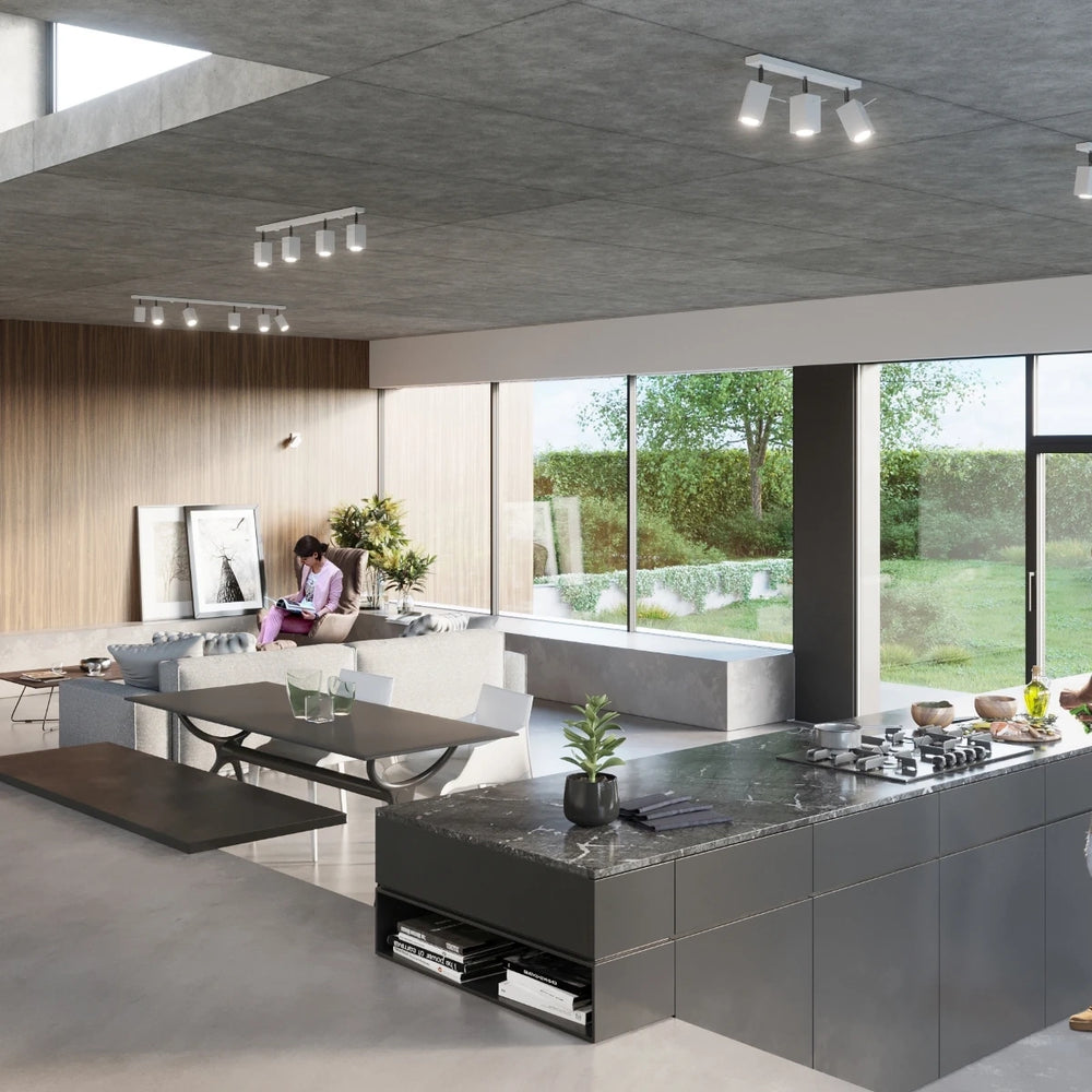 Sollux Lighting MERIDA LED plafondspot Wit, 4 x GU10, IP20, Aluminium, 220-240V, CE RoHS