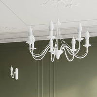Sollux Lighting MINERWA 7 Kronleuchter, LED-geeignet, IP20, 220-240V, Mattgold Messing, Aluminium, max. 50W
