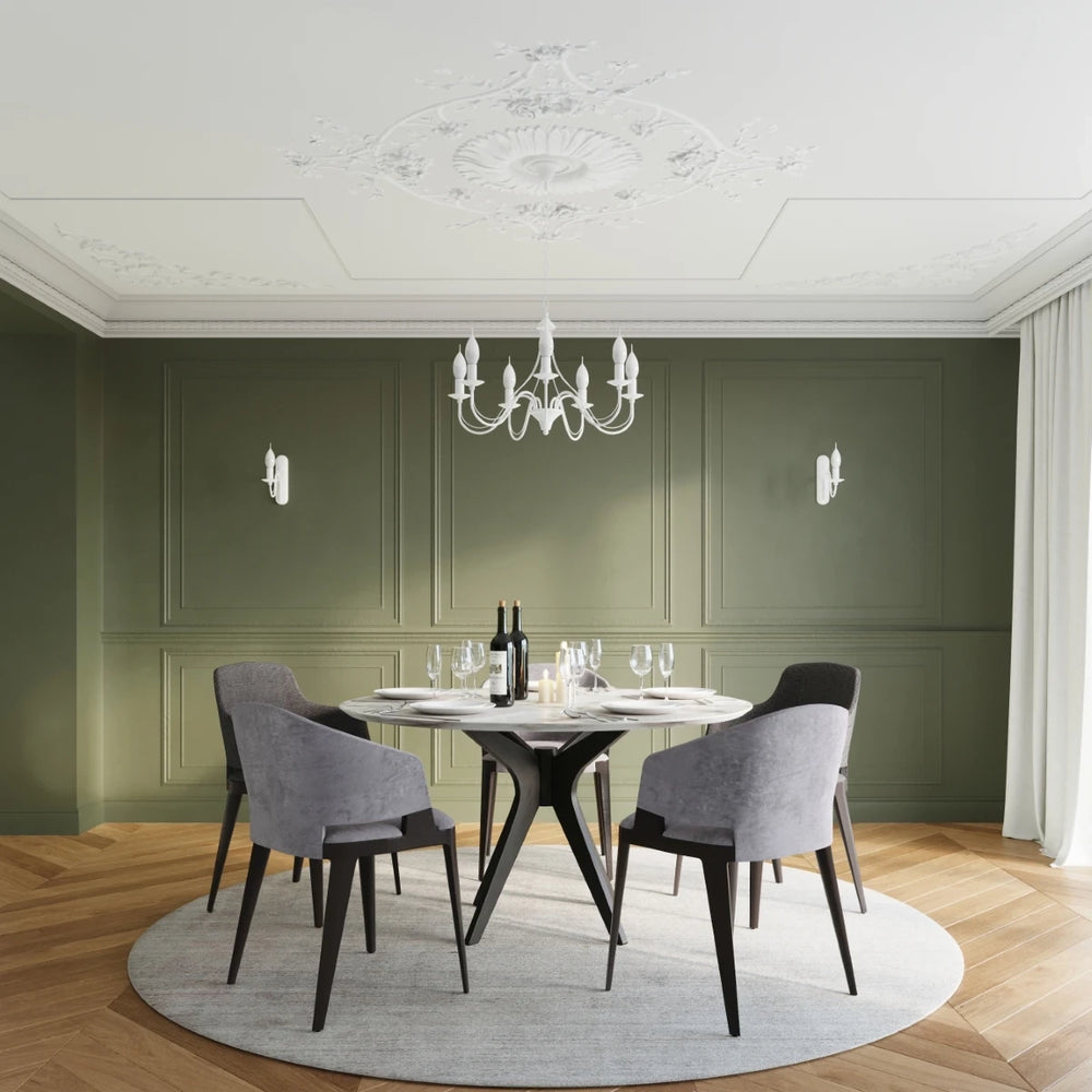 Sollux Lighting MINERWA 7 lampadario, predisposto per LED, IP20, 220-240V, Ottone Oro Opaco, Alluminio, max 50W