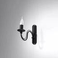 Aplique de pared Sollux Lighting MINERWA, preparado para LED, Aluminio Oro Mate Latón, IP20, 220-240V, CE RoHS
