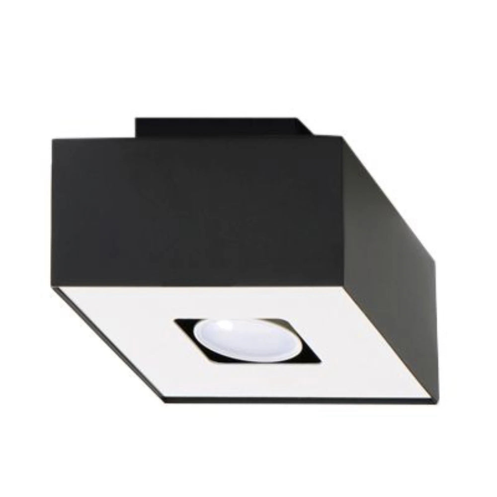 Sollux Lighting MONO 1 LED Deckenstrahler Schwarz, IP20, 220-240V, Aluminium, CRI 80, CE RoHS zertifiziert