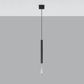 Sollux Lighting MOZAICA lampada a sospensione LED Nero Cromo, attacco G9, IP20, altezza 1000mm, certificata CE