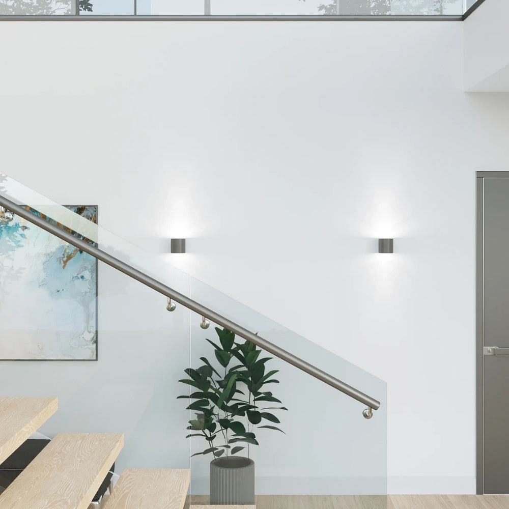 Sollux Lighting ORBIS 1 lampada da parete LED Antracite, Alluminio, attacco G9, max 12W, 220-230V, IP20 CE