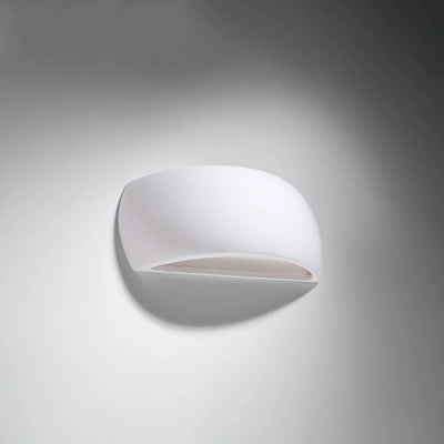 Sollux Lighting PONTIUS applique murale en céramique, compatible LED, IP20, 220-240V, finition Laiton Or Mat