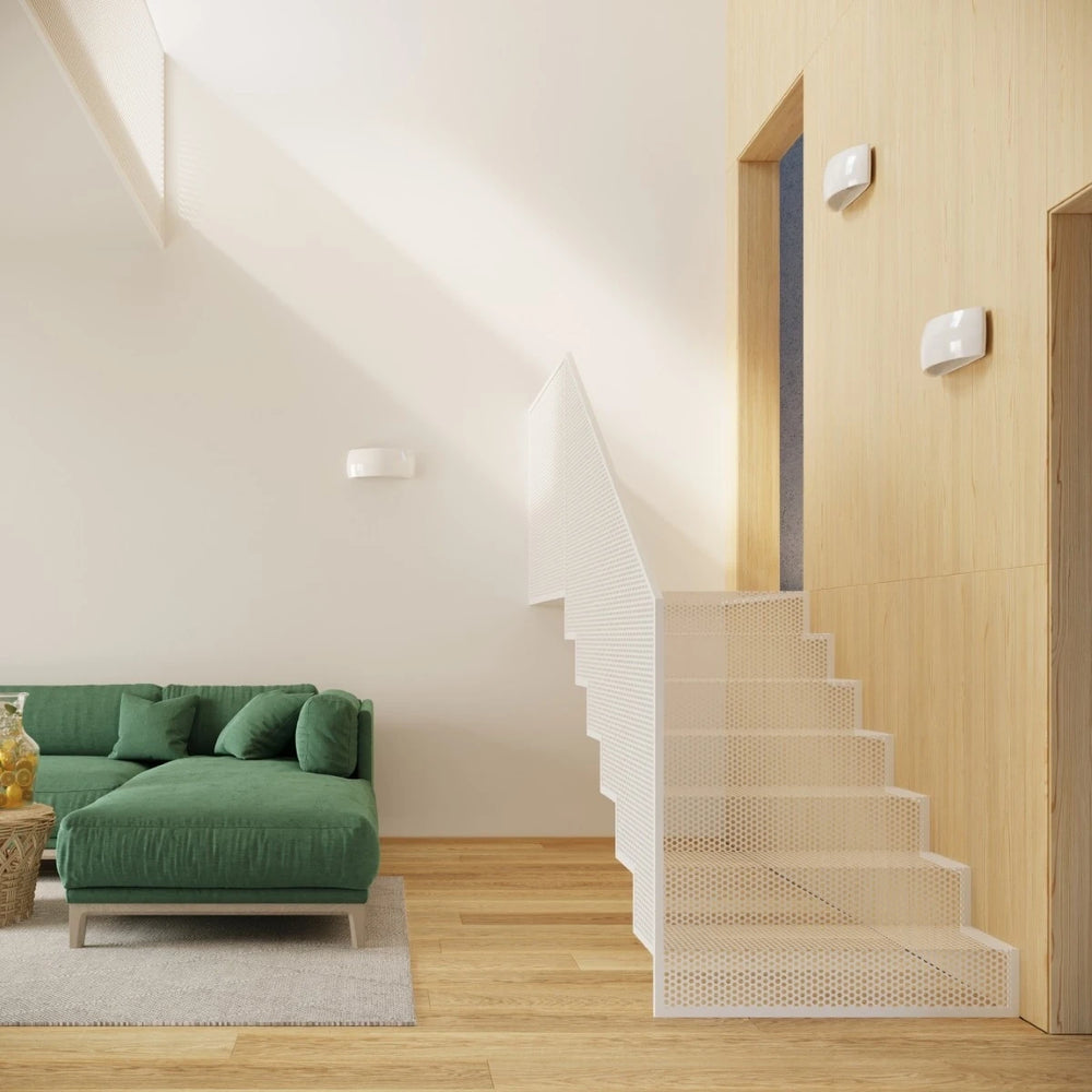 Sollux Lighting PONTIUS applique murale en céramique, compatible LED, IP20, 220-240V, finition Laiton Or Mat