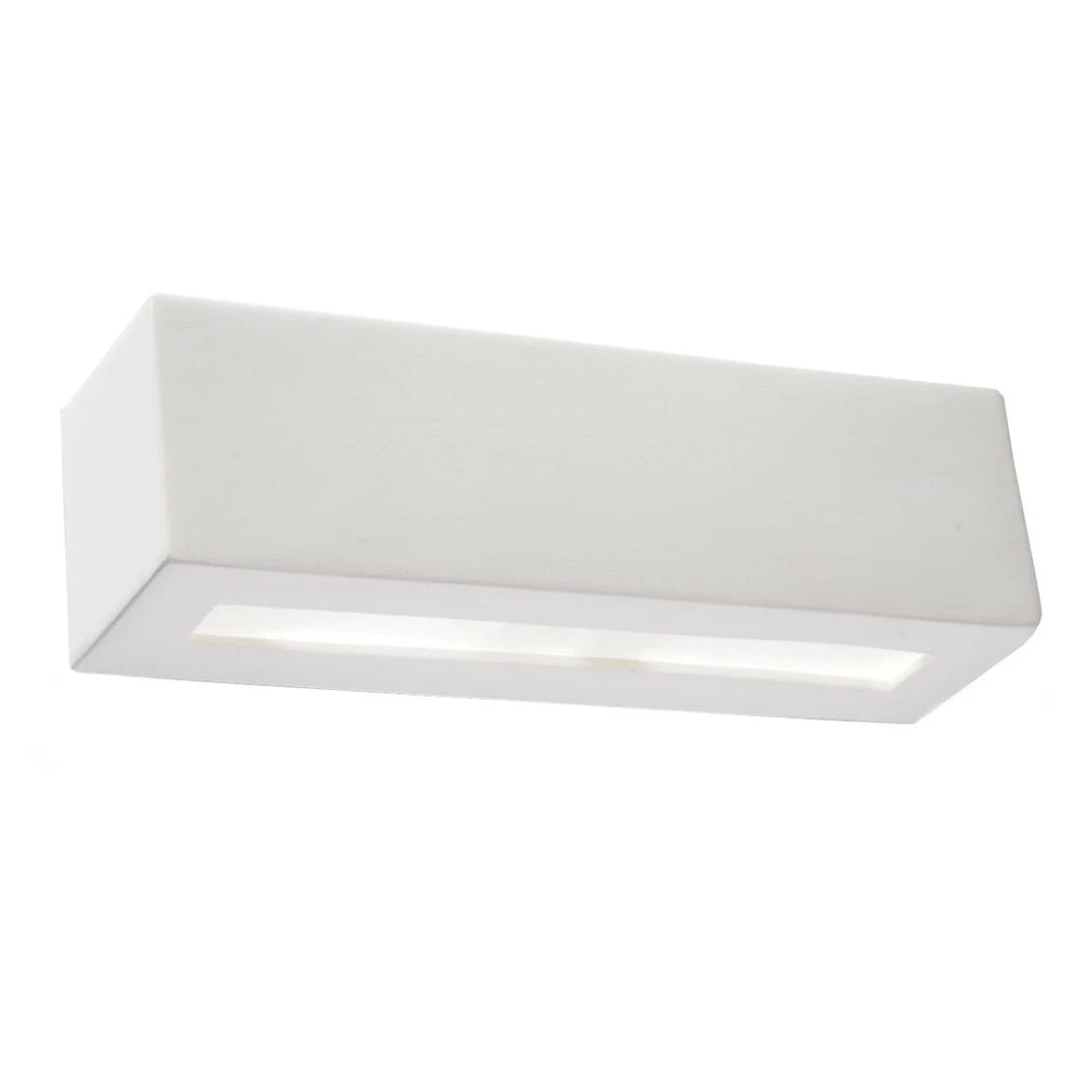 Applique murale en céramique Sollux Lighting VEGA, compatible LED, IP20, E27 max 50W, Finition Laiton Doré Mat