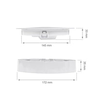 Spectrum ALGINE 2in1 Faretto LED 12W 3000K 1200 lumen 230V IP20 rotondo da superficie o incasso Bianco