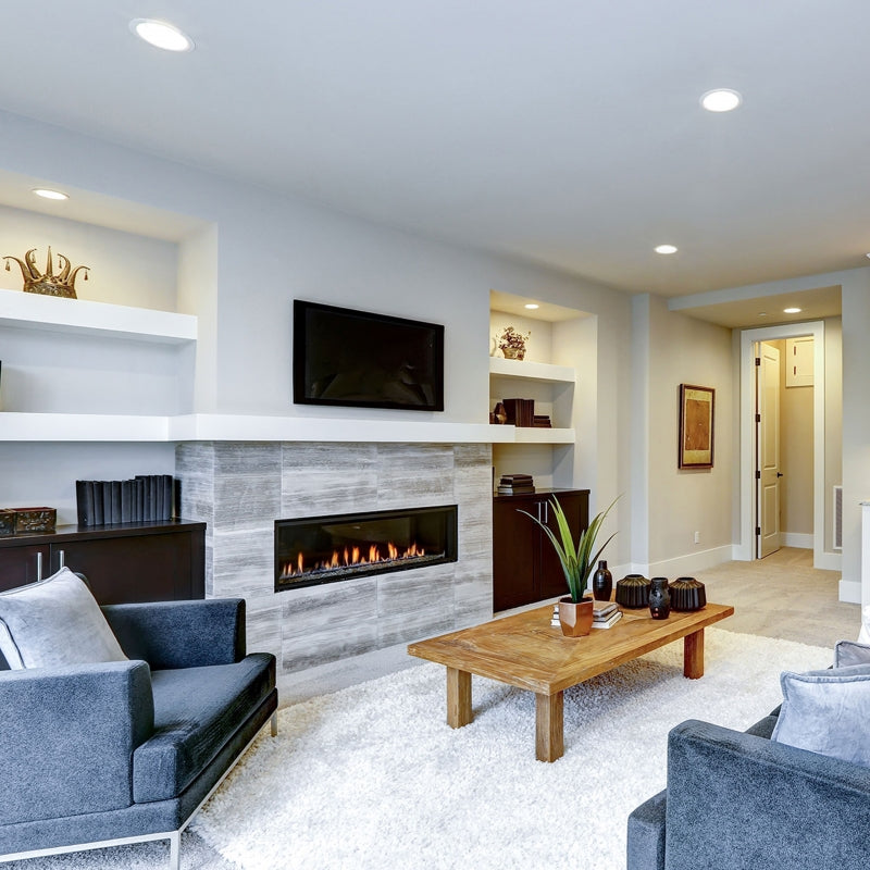 Spectrum ALGINE 2i1 LED downlight 12W 3000K 1200 lumen 230V IP20 rund overflade- eller indbygget Hvid