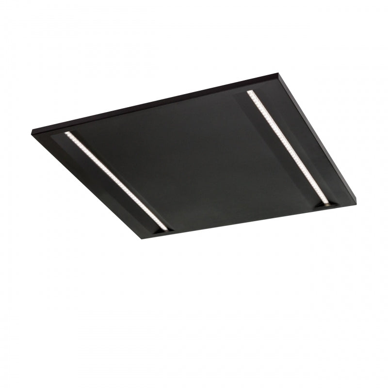 Panneau de plafond LED Spectrum ALGINE LINE 44W 4000K 5300 lumens IP20 600x600mm Noir UGR<16 CRI>80
