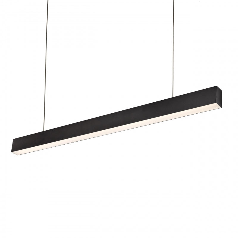 Lámpara de techo LED Spectrum ALLDAY Inspire One 35W 230V 3000K 4350 lúmenes 115° IP20 Negro 1120mm