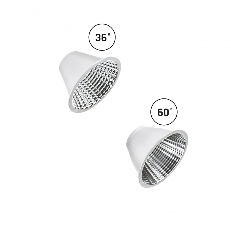 Spectrum ANDROMEDA 3-Faset LED Skinnearmatur 15-27W 4000K 3200 lumen 36° 60° Hvid IP20 CRI>90