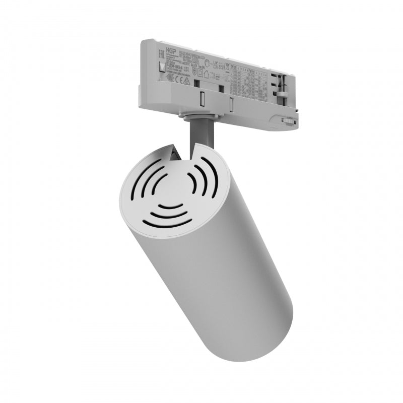 Spectrum ANDROMEDA Foco de Carril LED Trifásico 15-27W 4000K 3200 lúmenes 36° 60° Blanco IP20 CRI>90