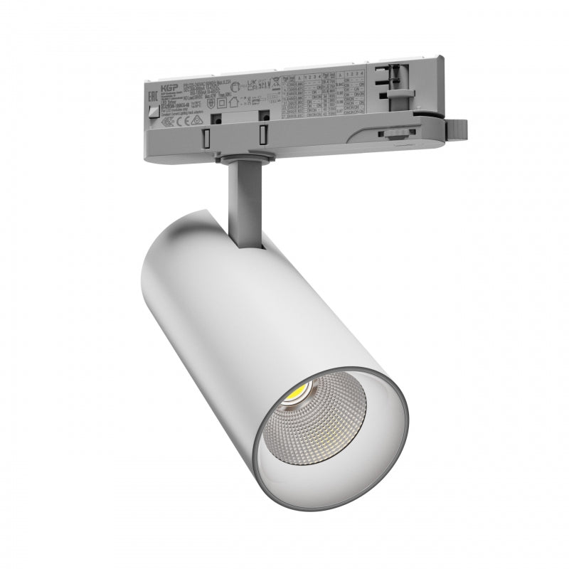 Spectrum ANDROMEDA Foco de Carril LED Trifásico 15-27W 4000K 3200 lúmenes 36° 60° Blanco IP20 CRI>90