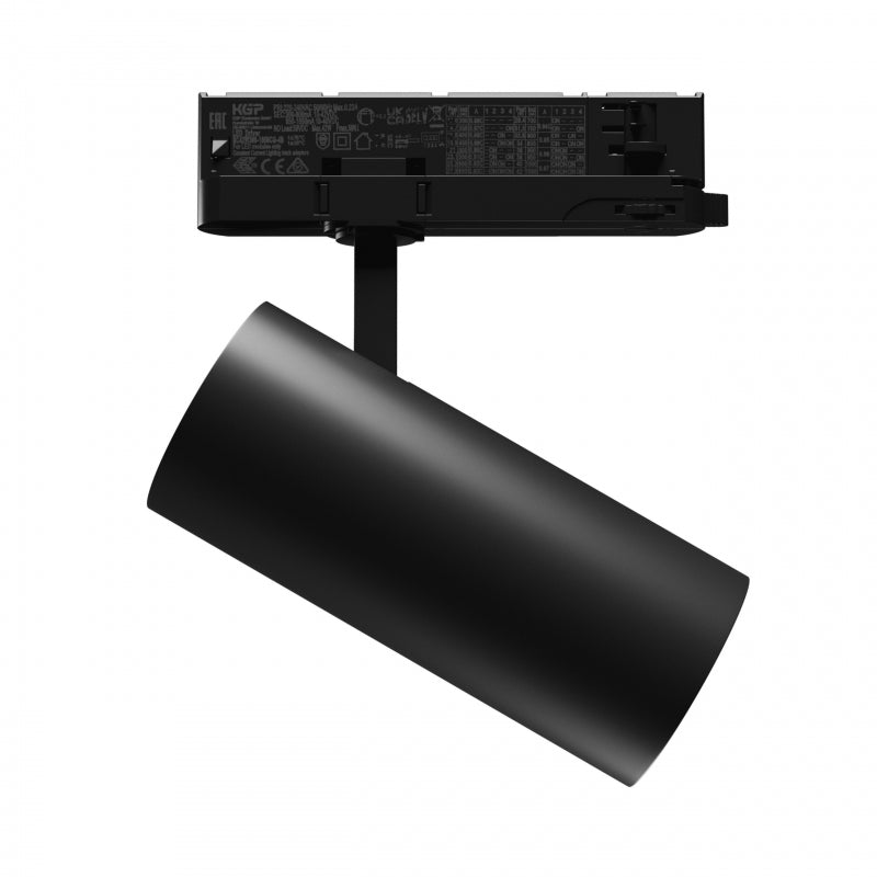 Spectrum ANDROMEDA LED Skinnearmatur 15-27W 3000K 3000 lumen CRI>90 36° 60° Sort IP20 3-Faset 230V