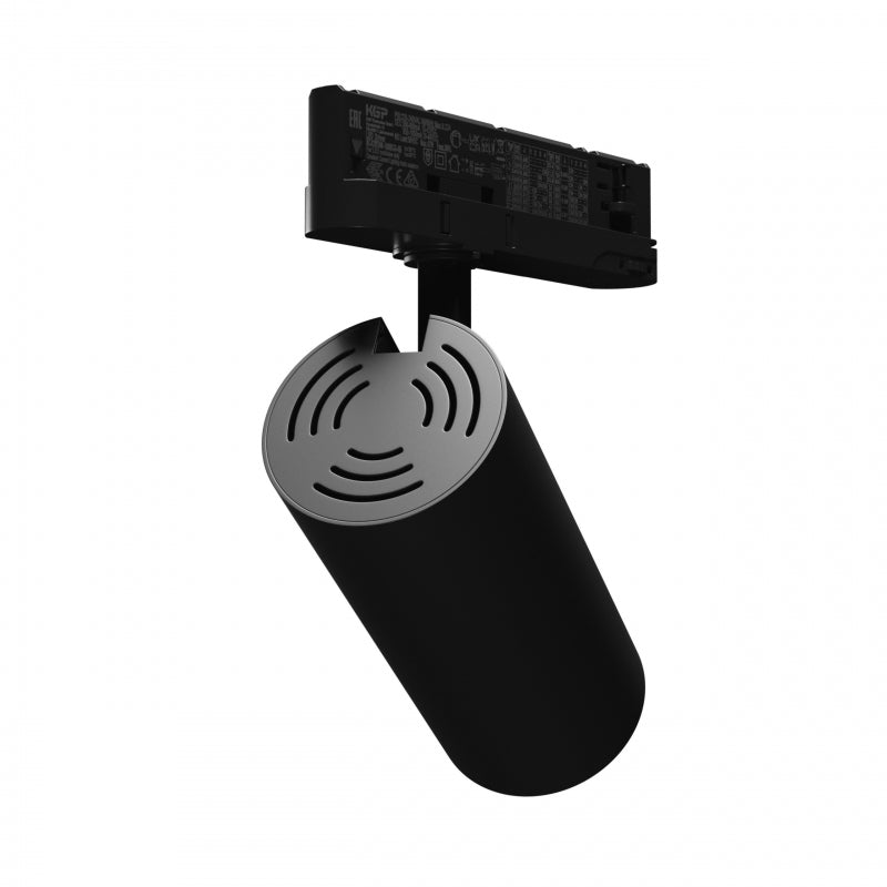 Spectrum ANDROMEDA Spot LED sur rail 15-27W 4000K 3200 lumens CRI>90 36°/60° Noir 3-Phases IP20