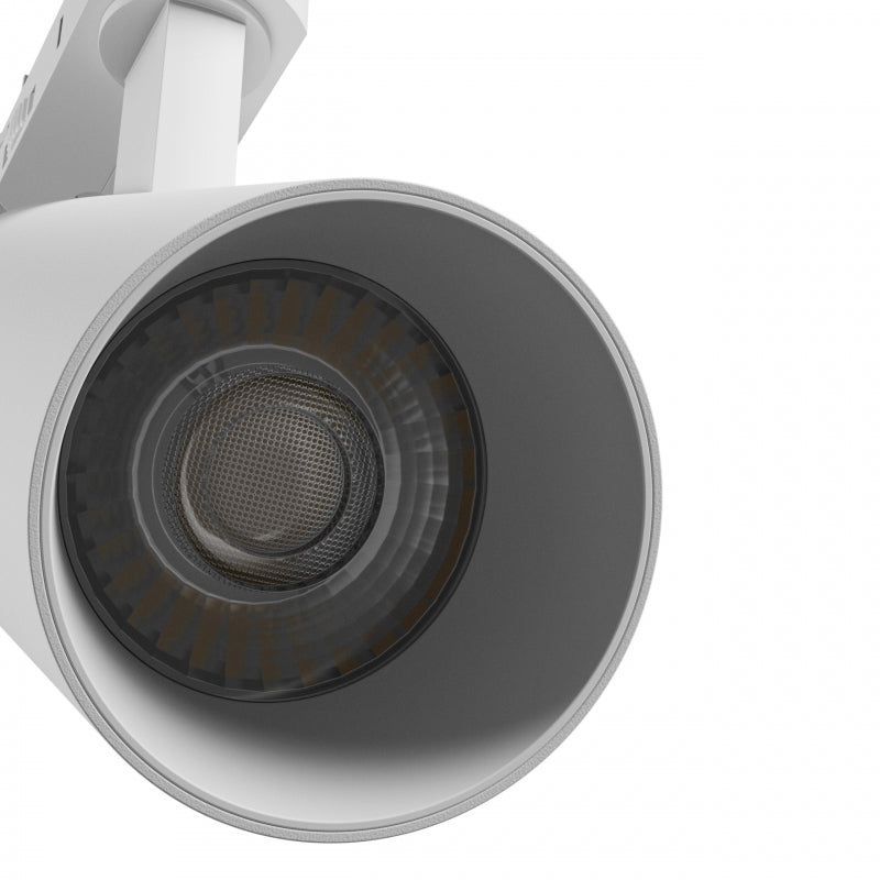 Spectrum ANDROMEDA PRIME LED 3-Phasen Stromschienenstrahler 16W CCT 230V 25° 1750 Lumen CRI 80 IP20 Weiß