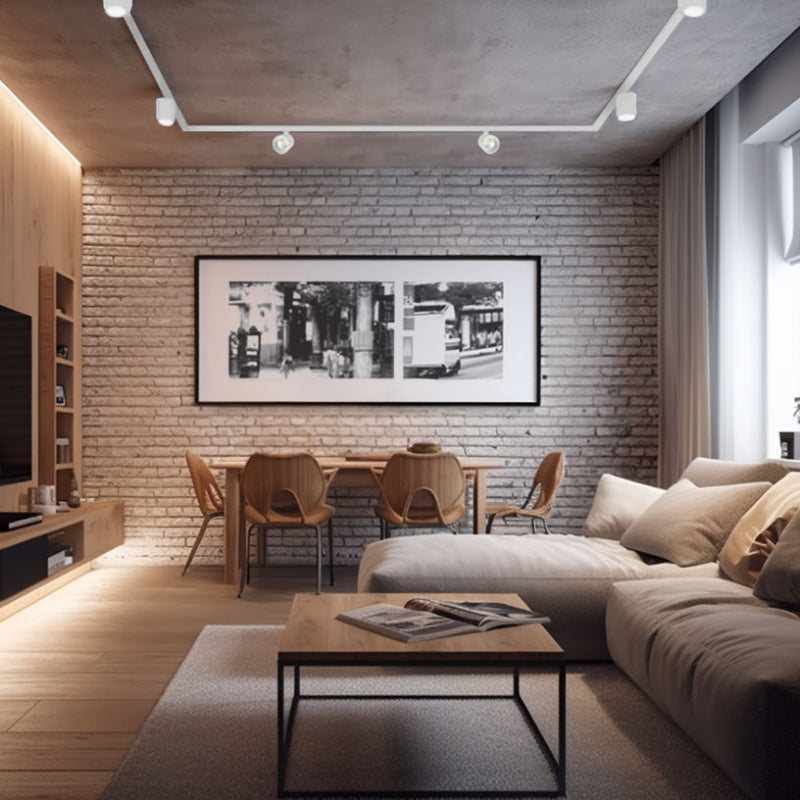 Spectrum ARTEMIDA Maxi LED Skenspotlight 12-42W 4000K 4500 lumen CRI>90 36° 60° IP20 Vit 3-fas