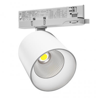 Spectrum ARTEMIDA Maxi Projecteur sur Rail LED 12-42W 4000K 4500 lumens CRI>90 36° 60° IP20 Blanc 3-Phases