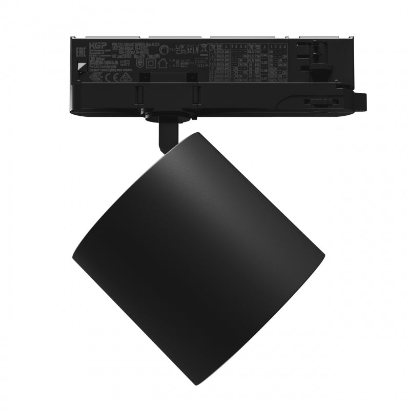 Spectrum ARTEMIDA Maxi LED Railverlichting 12-42W 4000K 4500 lumen CRI>90 IP20 3-Fase Zwart Aluminium