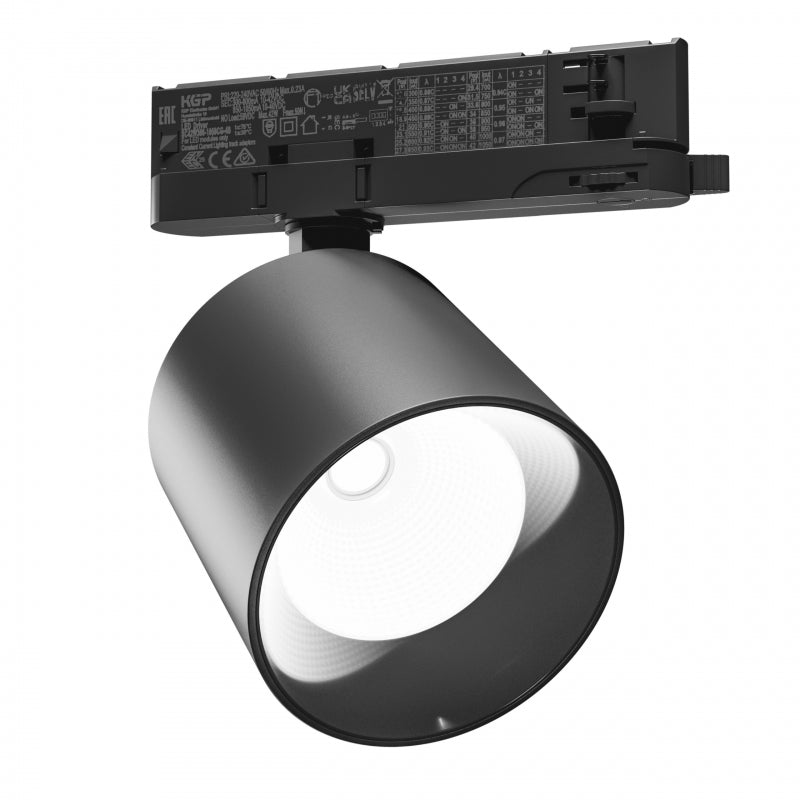 Spectrum ARTEMIDA Maxi LED Railverlichting 12-42W 4000K 4500 lumen CRI>90 IP20 3-Fase Zwart Aluminium