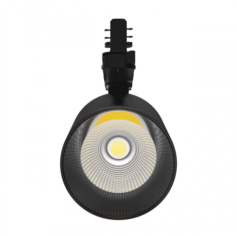 Spectrum ARTEMIDA Maxi LED Stromschienenstrahler 12-42W 4000K 4500 Lumen CRI>90 IP20 3-Phasen Schwarz Aluminium