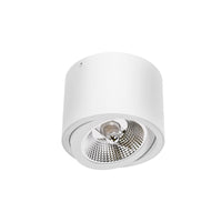 Spectrum CHLOE AR111 GU10 LED Plafondlamp, Verstelbaar Rond Wit, Opbouw, IP20 20W Max