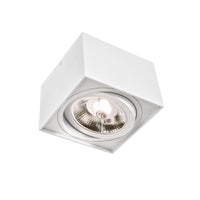 Plafoniera LED da soffitto a montaggio superficiale Spectrum CHLOE AR111 GU10, IP20 Corpo in alluminio bianco, 20W max 250V