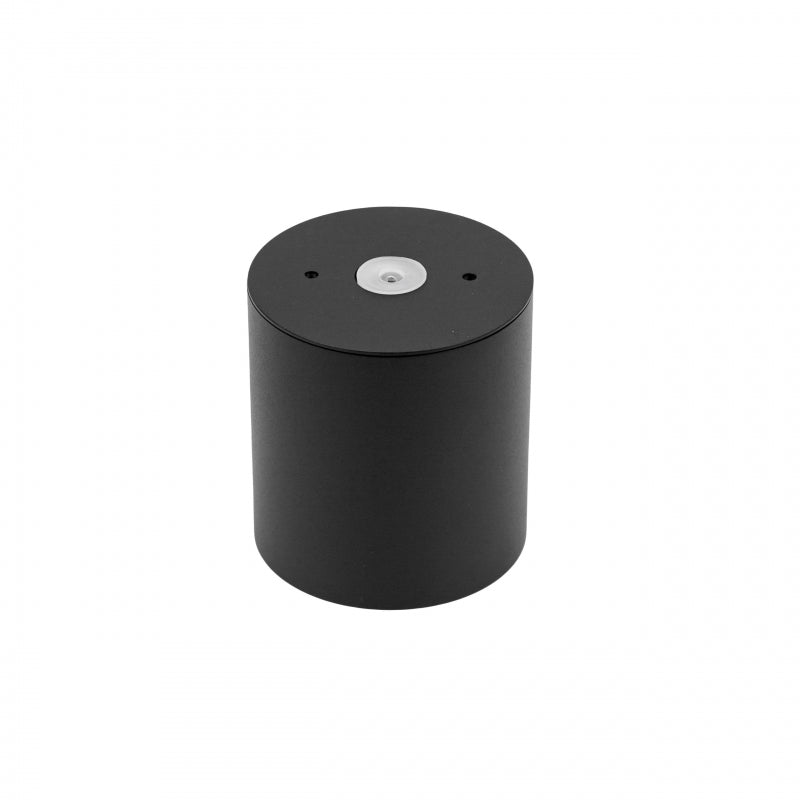 Spectrum CHLOE GU10 Opbouw Plafondlamp, IP65 Zwart Aluminium Ronde Behuizing, 250V, 6W Max