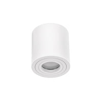 Luminaria de techo empotrada en superficie Spectrum CHLOE GU10, Blanca, IP65, Aluminio Vidrio, 250V, 90x97mm