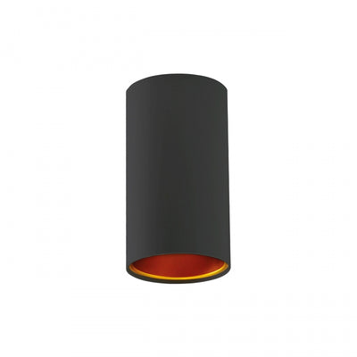 Spectrum CHLOE GU10 opbouw LED spot, 10W max, IP20, Zwart Goud, 250V, aluminium behuizing