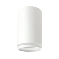 Plafoniera da soffitto Spectrum CHLOE Mini Ring a montaggio superficiale GU10 230V IP20 Alluminio Bianco Ø55x107mm