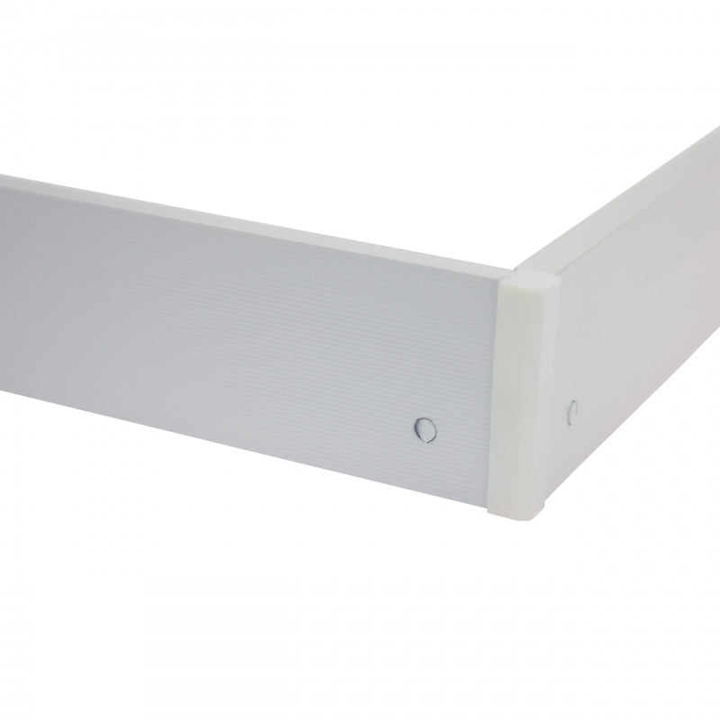 Spectrum frame voor opbouw ALGINE 620x620mm armatuur, aluminium en kunststof, slank 43mm profiel