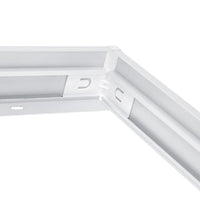 Spectrum frame voor opbouw ALGINE 620x620mm armatuur, aluminium en kunststof, slank 43mm profiel