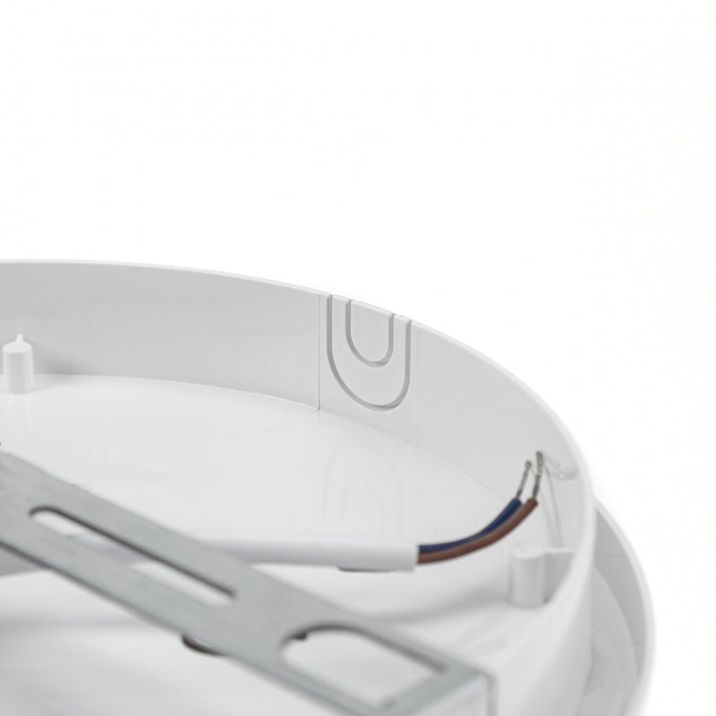 Spectrum LED 20W loftlampe IP54 230V 4000K neutral hvid rund PIR sensor 2300 lumen Hvid