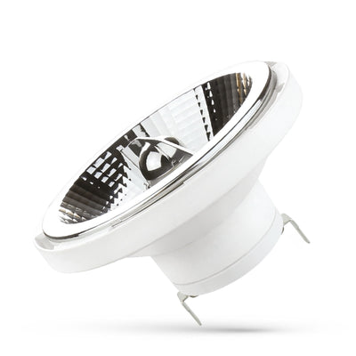 Spectrum LED AR111 G53 12V 14W 4000K Neutralvit 920 lumen 45° stråle inomhusspotlight 5 års garanti