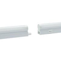 Spectrum LED skåpbelysning 300mm 4W 4000K 400 lumen IP20 Vit ytmonterad med strömbrytare 230V