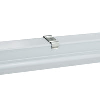 Luz LED de gabinete Spectrum 600mm 7W 3000K 230V Blanco Cálido IP20 carcasa blanca con interruptor de montaje en superficie