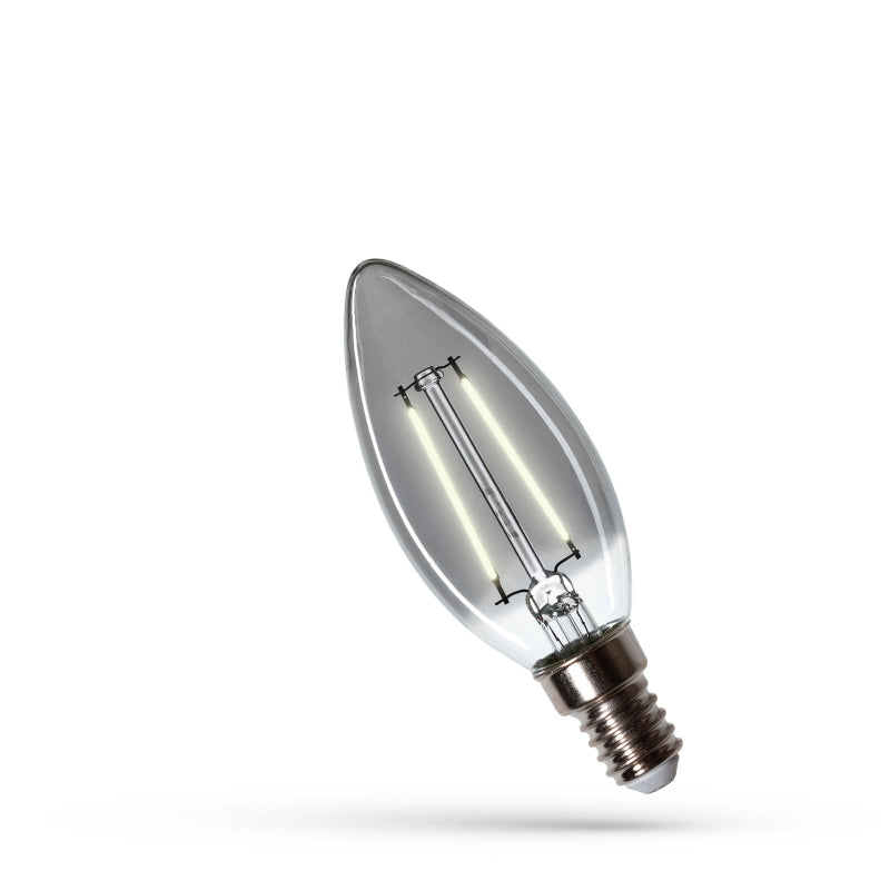 Spectrum LED Kerze C35 E14 3W 230V 4000K 150 Lumen 300° Abstrahlwinkel nicht dimmbar warmweiße Lampe