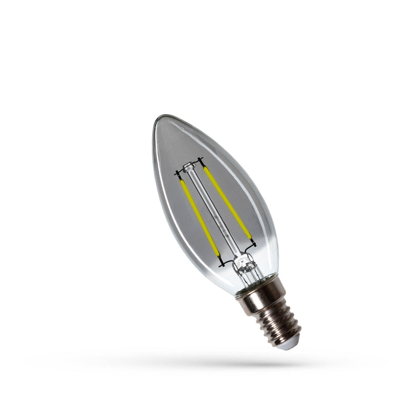 Spectrum LED Kerze C35 E14 3W 230V 4000K 150 Lumen 300° Abstrahlwinkel nicht dimmbar warmweiße Lampe