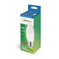 Bougie LED Spectrum C37 E27 230V 6W 6000K blanc froid non dimmable 560 lumens faisceau 160°